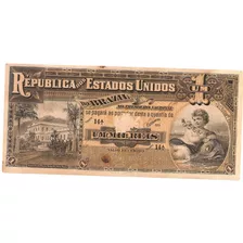 Brasil - R-076, 1 Mil Réis, Autografada, Série 14ª, Sob/fe