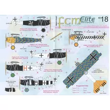 Folha De Decais Fcm Para Plastimodelo Ref. 48-18