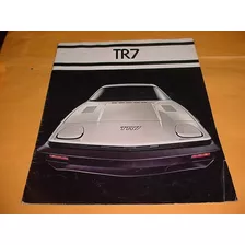 Folder Raro Triumph Tr-7 Anos 70 Tamanho Grande Original