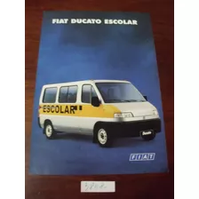 Prospecto Folder Fiat Ducato Escolar - Ref.: 3808