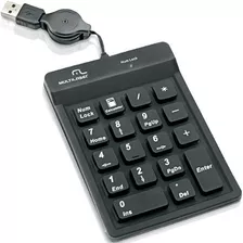 Teclado Numérico Multilaser Usb Preto Tc096