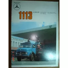 Folder Mercedes Benz Caminhão 1113 L Lk Ls Catalogo Chassis