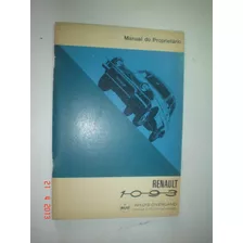 Novo Manual Renault 1093 Willys Overland 1965 Gordini Dauphi