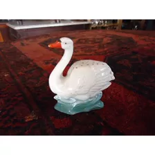 Paliteiro Em Forma De Cisne Bibelo De Porcelana Para Coleção