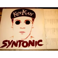 Lp Kon Kan - Syntonic (2º Lp - 1990) Encarte C/ As Letras