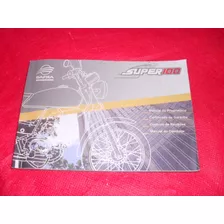 Moto Dafra Super 100 Manual Do Proprietario Original