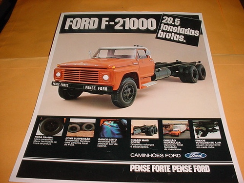 Folder Ford Caminhao F-21000 80 1980 81 1981 82 1982 Diesel