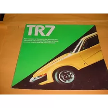 Folder Raro Triumph Tr-7 Meio Dos Anos 70 Original Otimo