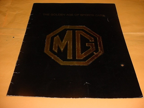 Folder Raro Mg Mgb 1975 Toda A Linha -- Ingles