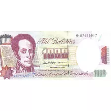 Venezuela - Cédula De 1.000 Bolívares De 1.998 - Fe - Comem.