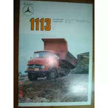 Folder Mercedes Benz Caminhão 1113 L Lk Ls Catalogo Mecânica