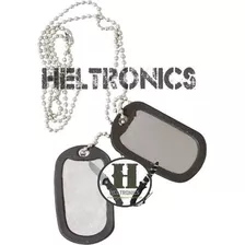 Chapas De Identificacion Militares Lisas C/ Cadena Dog Tags