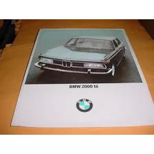 Folder Raro Bmw 2000 Tii 69 1969 70 1970 Coleçao