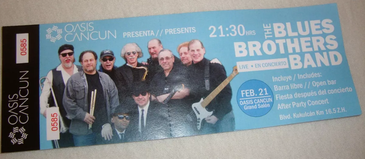 Ingresso Do Show - The Blues Brothers Band