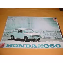 Folder Original Raro Honda N 360 Mini Carro