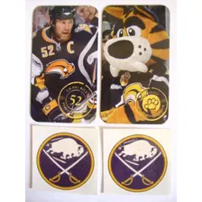 Cards Com Imã E Adesivos Do Buffalo Sabres - Hockey No Gelo