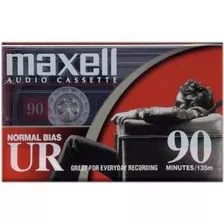 Maxell 108527 Ur-90 En Blanco De La Cinta De Casete De Audio