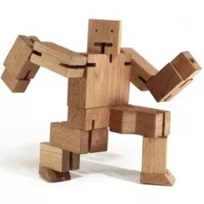 Robo-cube - Brinquedo De Madeira Ecologico Pedagogico