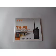 Manual Radio Tyt Thf3 Uhf-vhf Original