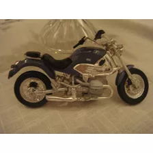 Veiculo Moto Em Miniatura Bmw Azul