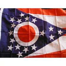 Bandera Flag Of Ohio Burgee Souvenir United States U.s.a