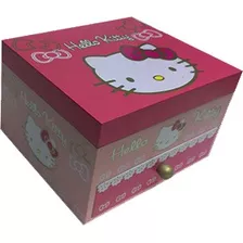 Caja Joyero Hello Kitty Con Espejo Mod A2054