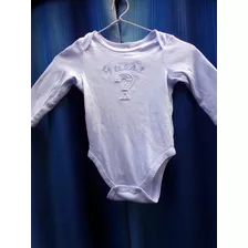 Body Manga Larga Baby Guess Para 8-12 Meses