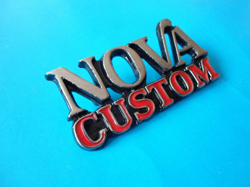Emblema Nova Custom Chevrolet Clasico Concours Foto 2
