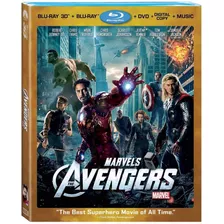 Blu Ray Avengers 3d 2d (edicion 4 Dsicos) Slip Cover