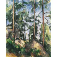 Lamina 30x45cm Arte - Pintores - Cezanne - Bosque En Provenz
