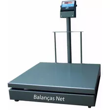 Balança 300kg Eletromecânica Digital 80x80 C/ Coluna Inmetro