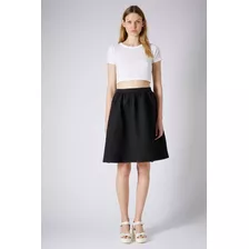 Topshop Midi Skirt Textured Falda Midi