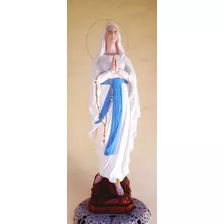 Virgen De Lourdes 3.arte Sacro. Imagen Religiosa.