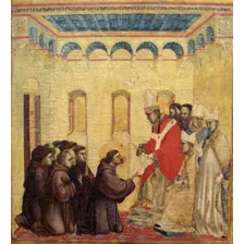 Lamina 30x45cm Arte - Pintores - Giotto Franciscanos