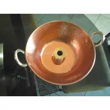 Cuba De Cobre Ou Tacho Bojo 5 Litroscom Alça