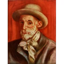 Lamina 30x45cm Arte - Pintores - Renoir - Autoretrato