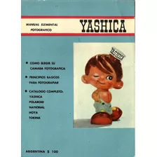 Manual Elemental Fotográfico Yashica Antiguo