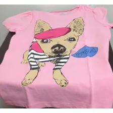 Camisa Rosada Perro Old Navy