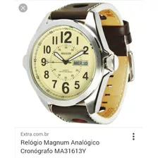 Relógio Magnum Ma32934a Dourado, Relógio Masculino Magnum Nunca Usado  87033788