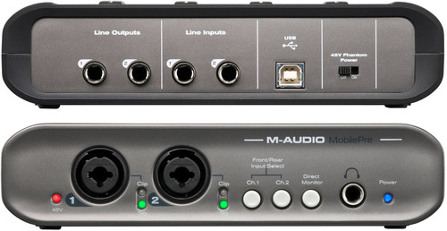 M Audio Interface 2 Canales Mobile Pre Fast Track