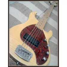 Bajo Olp 5 Cuerdas Fretless Activo Tony Levin C/ Emg S. Roja