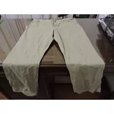 Pantalón Verde Claro Talle 35 Yagmour 100% Algodon