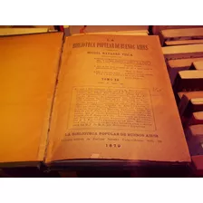 Revista La Biblioteca Popular De Buenos Aires Tomo Xx 1879