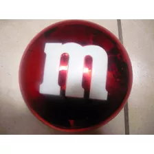 Caja, Envase Decorativa De Dulces M&m Rojo Metalico