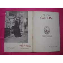 Programa Teatro Colon Temporada 1940 Erich Kleiber Sinfonias