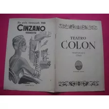 Programa Teatro Colon Temporada 1946 - Concierto Sinfónico