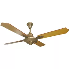 Ventilador De Techo Fundicion Bronce Viejo