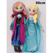Elsa E Ana 50 Cm Frozen Boneca De Pelúcia À Pronta Entrega