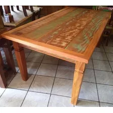 Mesa De Jantar 1,30 X 0,70 Ipê rústico E Contemporâneo lindo