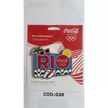 Pin Oficial Olimpiadas Rio 2016 Coca Rio Praia Copacabana 